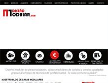 Tablet Screenshot of disenomodular.com